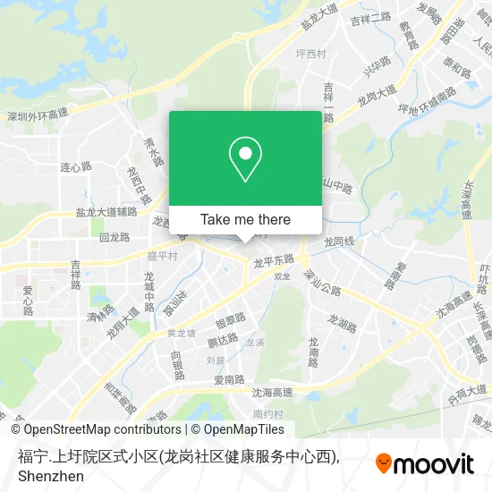 福宁.上圩院区式小区(龙岗社区健康服务中心西) map