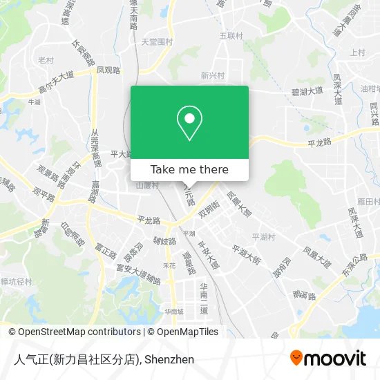 人气正(新力昌社区分店) map