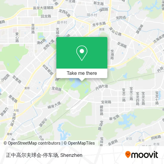 正中高尔夫球会-停车场 map