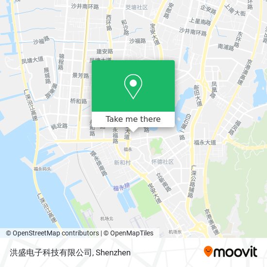 洪盛电子科技有限公司 map