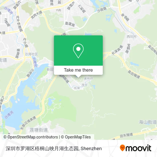 深圳市罗湖区梧桐山映月湖生态园 map