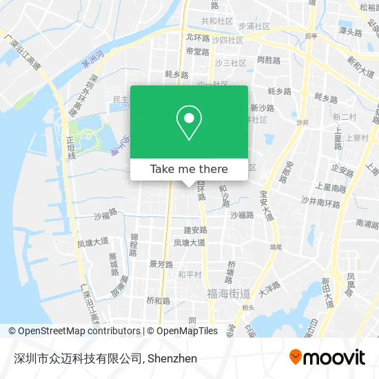 深圳市众迈科技有限公司 map