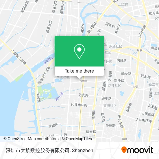 深圳市大族数控股份有限公司 map