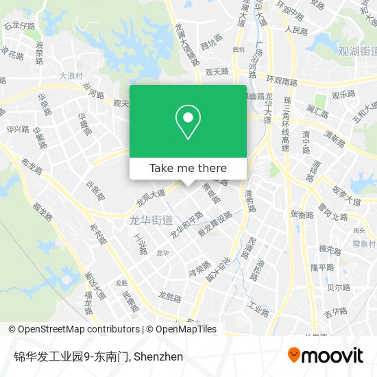 锦华发工业园9-东南门 map