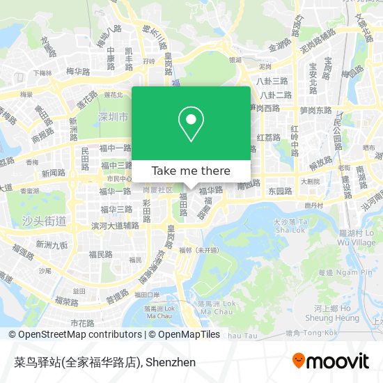 菜鸟驿站(全家福华路店) map