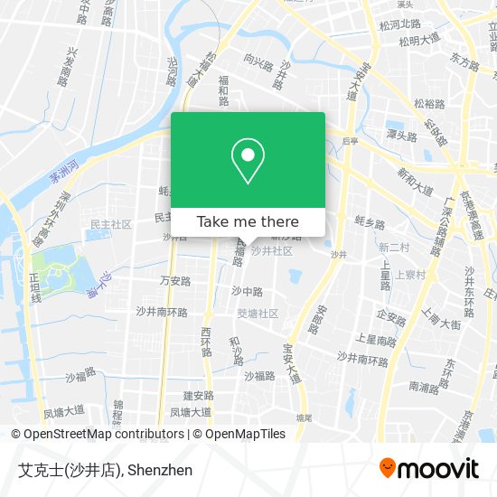艾克士(沙井店) map