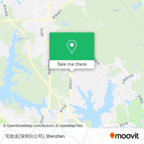 宅急送(深圳分公司) map