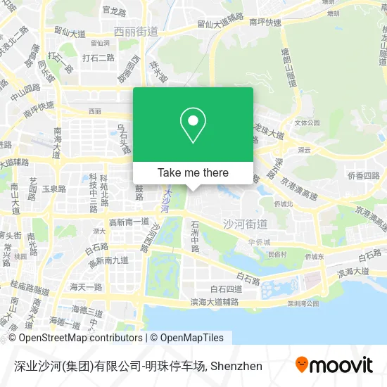 深业沙河(集团)有限公司-明珠停车场 map