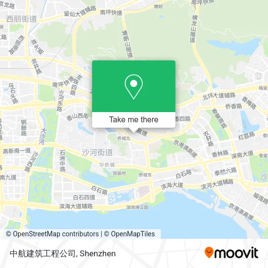 中航建筑工程公司 map