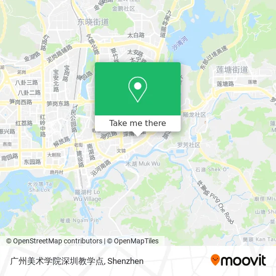 广州美术学院深圳教学点 map