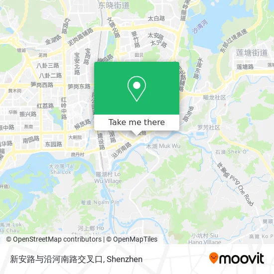 新安路与沿河南路交叉口 map