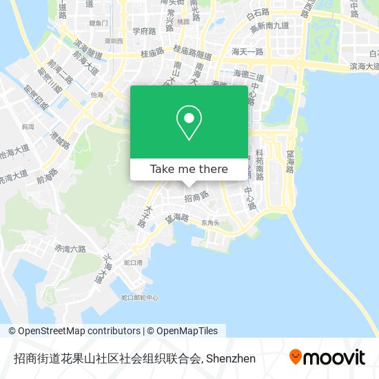 招商街道花果山社区社会组织联合会 map