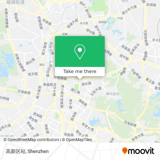 高新区站 map