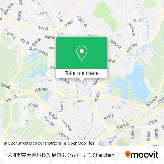 深圳市荣天视科技发展有限公司(工厂) map