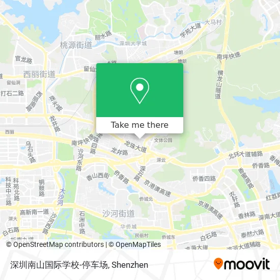 深圳南山国际学校-停车场 map