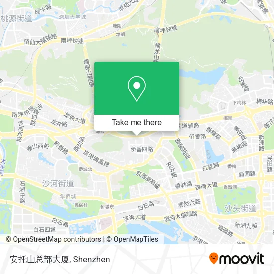 安托山总部大厦 map