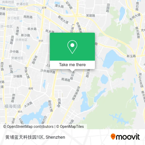 黄埔蓝天科技园1区 map