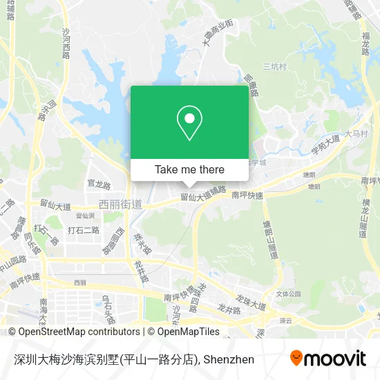 深圳大梅沙海滨别墅(平山一路分店) map