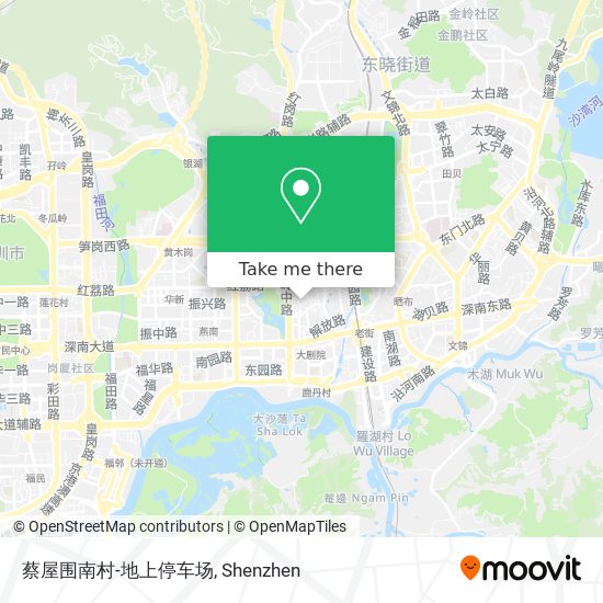 蔡屋围南村-地上停车场 map