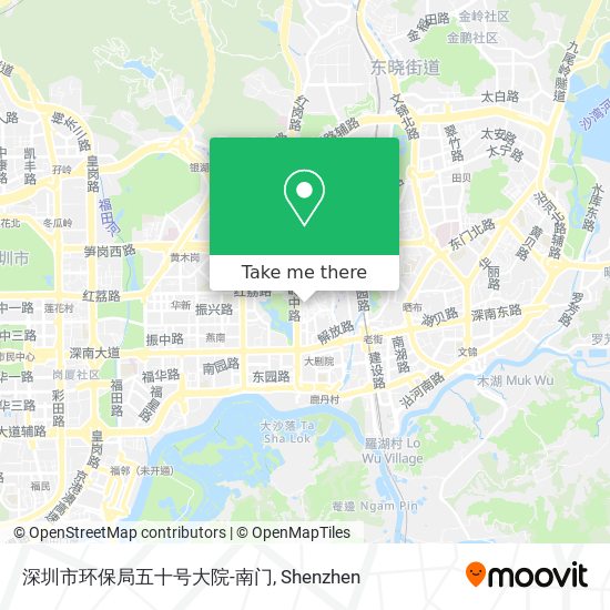 深圳市环保局五十号大院-南门 map