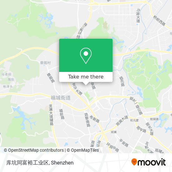 库坑同富裕工业区 map