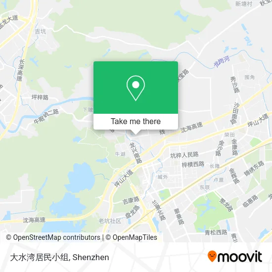 大水湾居民小组 map