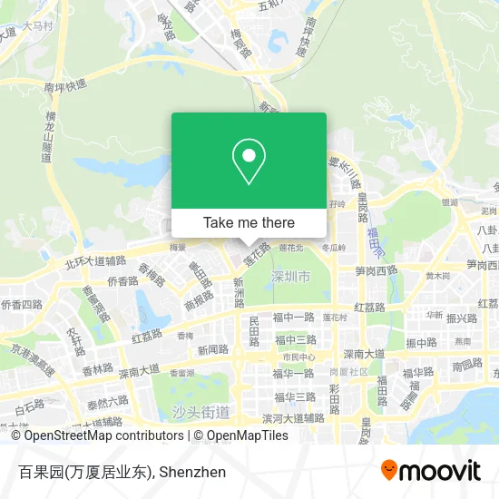 百果园(万厦居业东) map