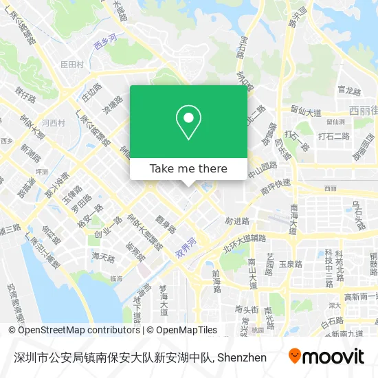 深圳市公安局镇南保安大队新安湖中队 map
