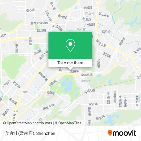 美宜佳(爱南店) map