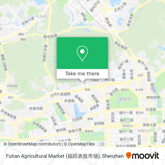 Futian Agricultural Market (福田农批市场) map