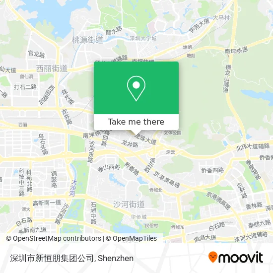 深圳市新恒朋集团公司 map