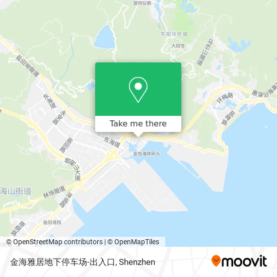 金海雅居地下停车场-出入口 map