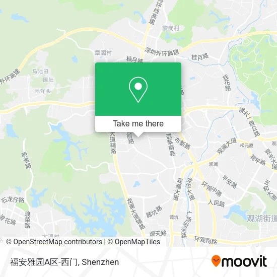 福安雅园A区-西门 map