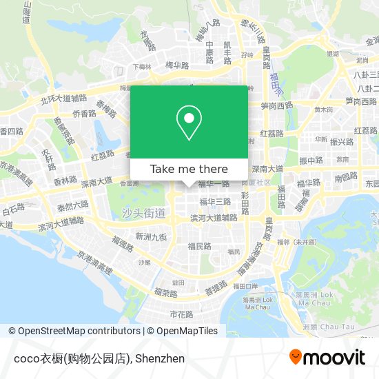 coco衣橱(购物公园店) map