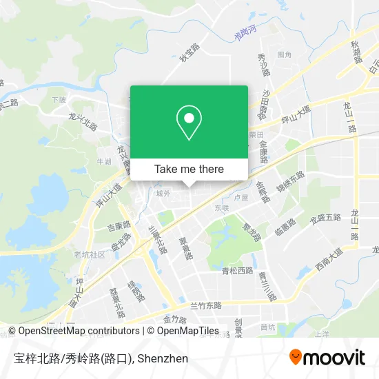 宝梓北路/秀岭路(路口) map