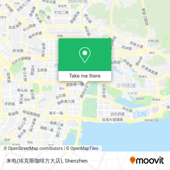 来电(埃克斯咖啡方大店) map