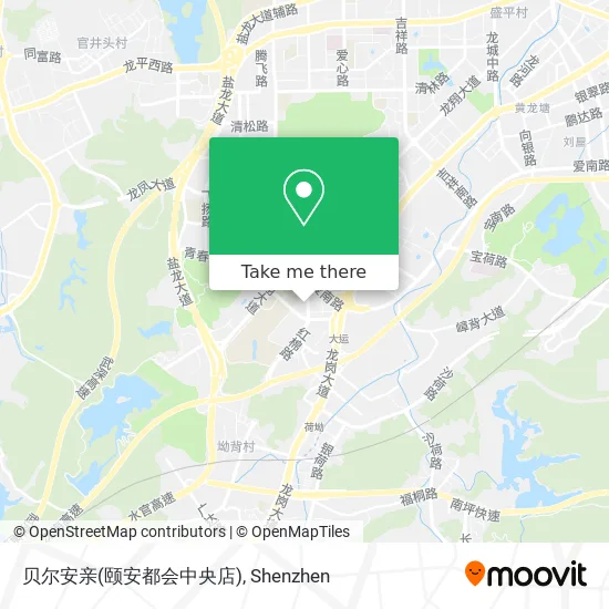 贝尔安亲(颐安都会中央店) map