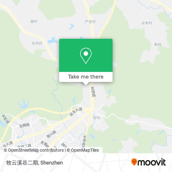 牧云溪谷二期 map