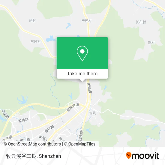 牧云溪谷二期 map