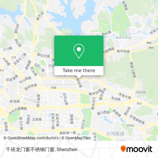 千禧龙门窗不锈钢门窗 map