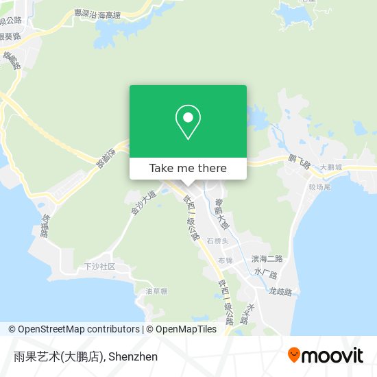 雨果艺术(大鹏店) map