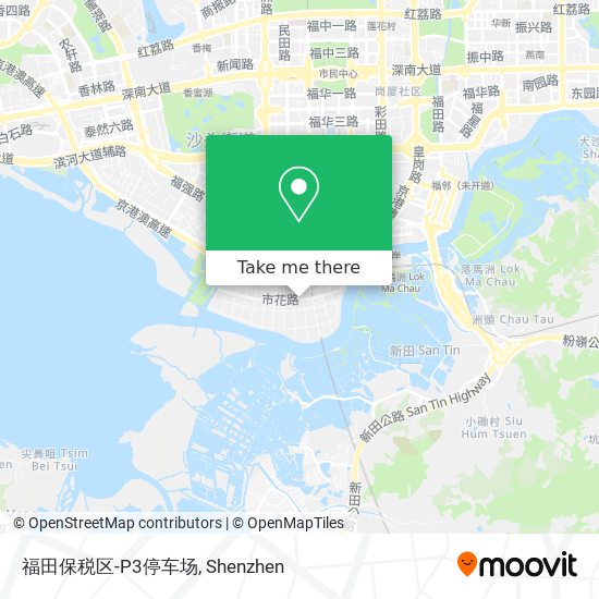 福田保税区-P3停车场 map
