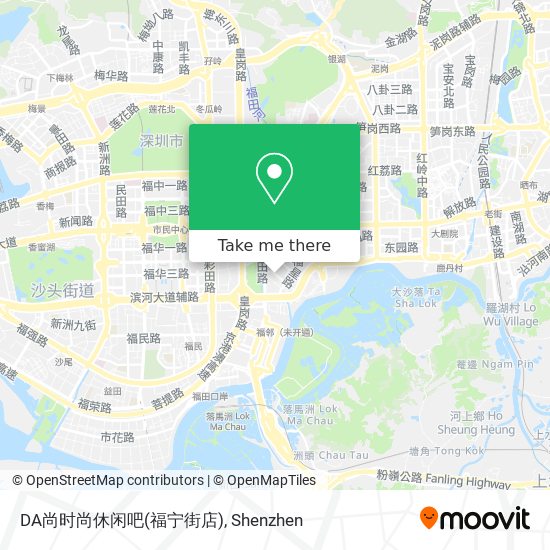 DA尚时尚休闲吧(福宁街店) map