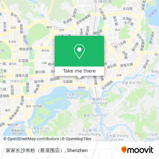 家家长沙米粉（蔡屋围店） map