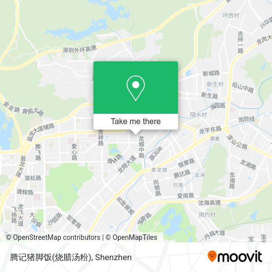 腾记猪脚饭(烧腊汤粉) map