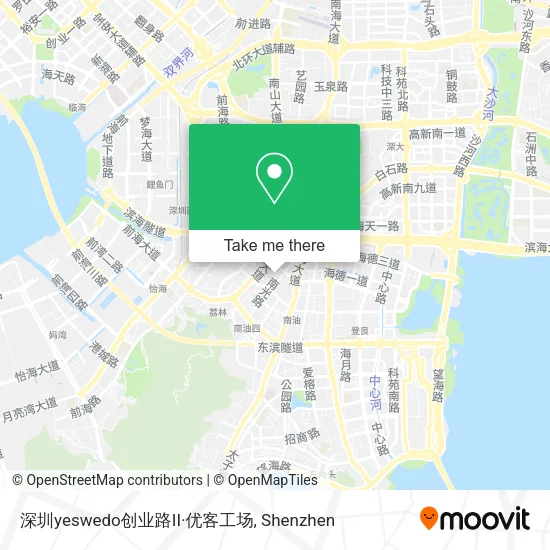 深圳yeswedo创业路II·优客工场 map