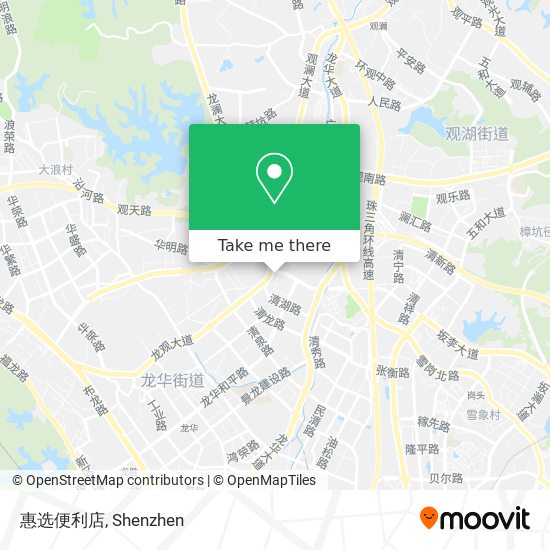 惠选便利店 map