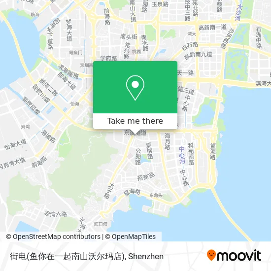 街电(鱼你在一起南山沃尔玛店) map