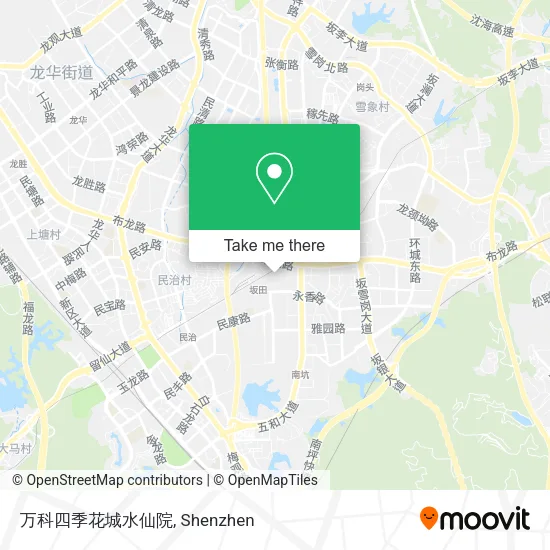 万科四季花城水仙院 map