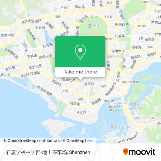 石厦学校中学部-地上停车场 map